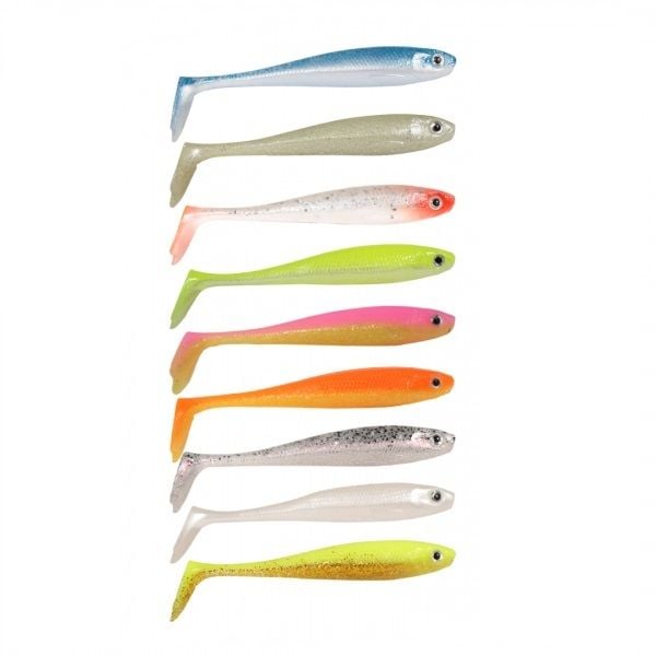 RYUJI PANIC SHAD 9CM, 5.5GR SİLİKON SET ( 9 Adet)