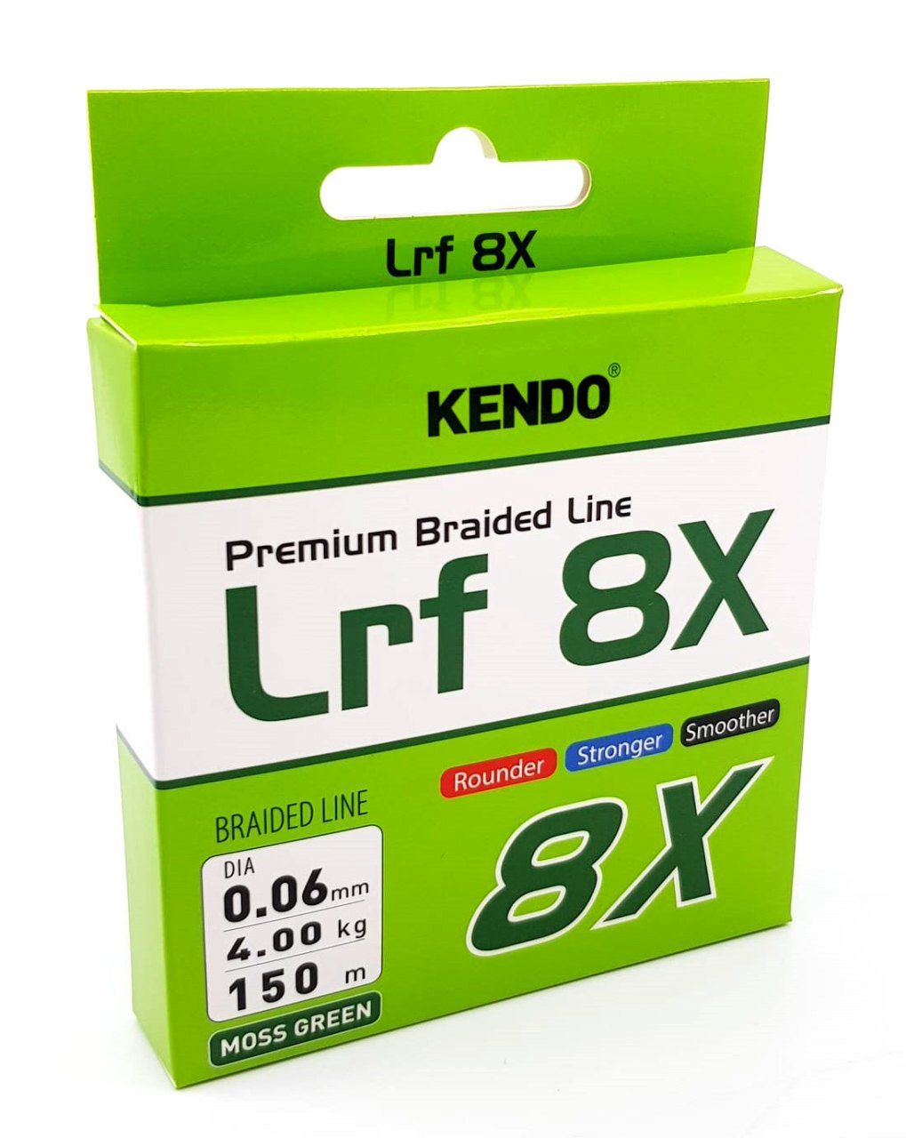 Kendo Lrf 8X Fighting 150 mt mm Örgü ip (Moss Green) 0,10 mm