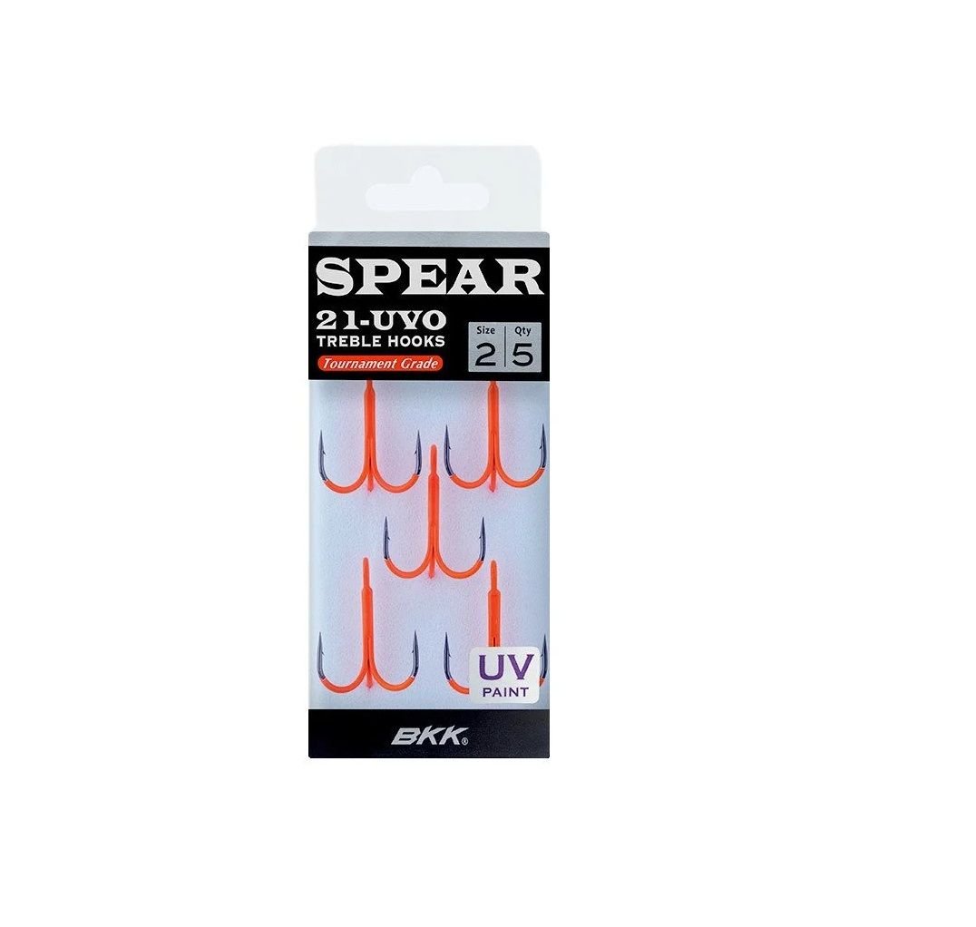 BKK Spear-21 UVO Üçlü Olta İğnesi Size:4  6 Adet