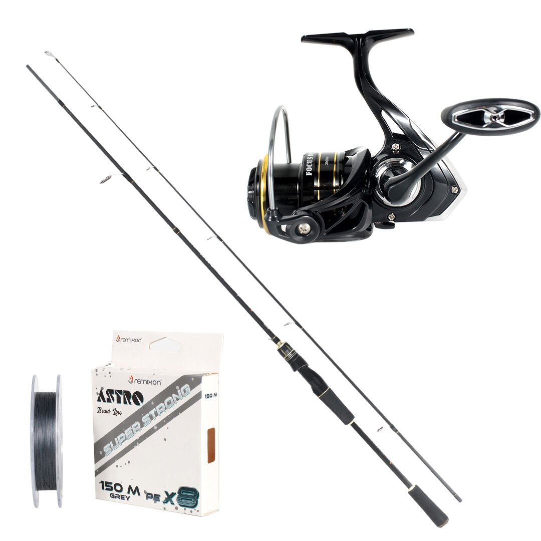 REMIXON FOCUS BG 2.70M 5-35GR 2P KAMIŞ+BG4000M 5+1BB MAKARA SET