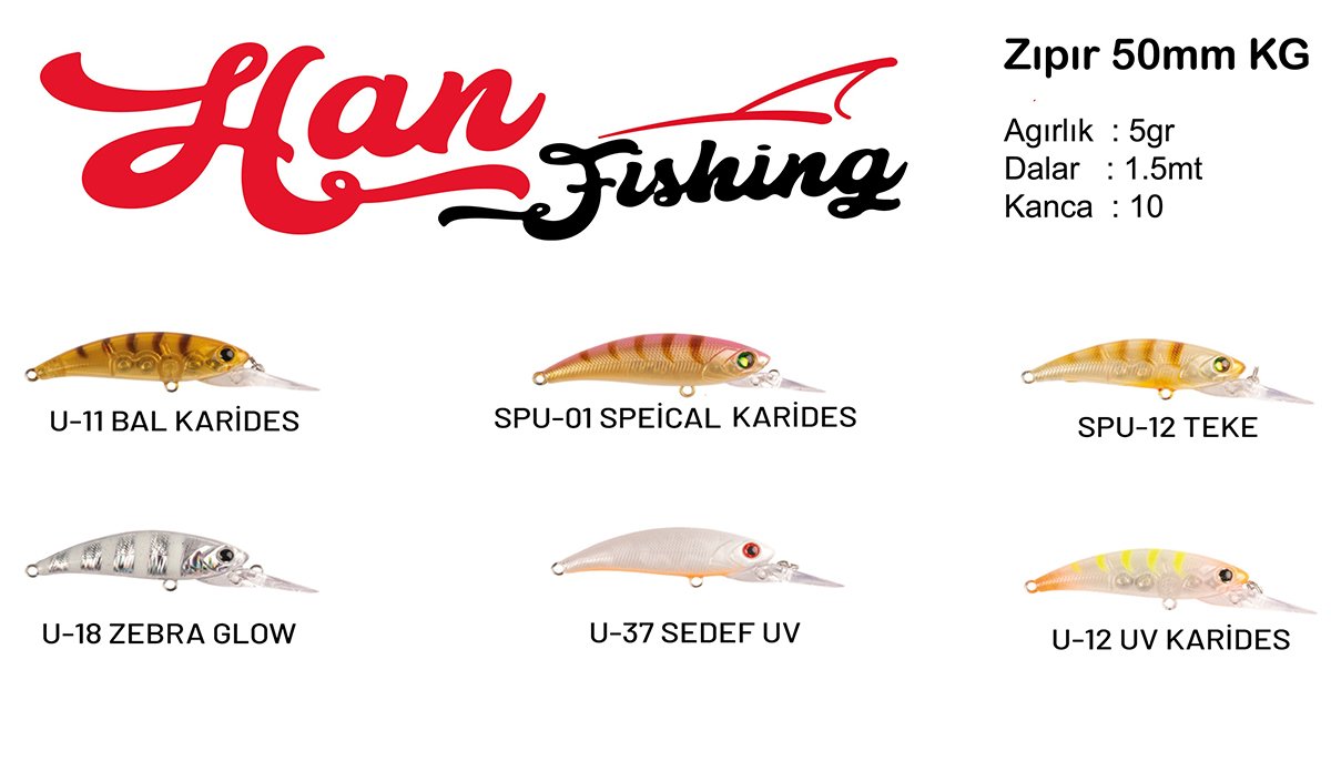 Hanfish Zıpır Ug 50mm 5gr Maket Balık