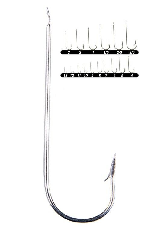 Youvella 1304 Çapari İğnesi Düz 100'lü Kutu Galvaniz no:5