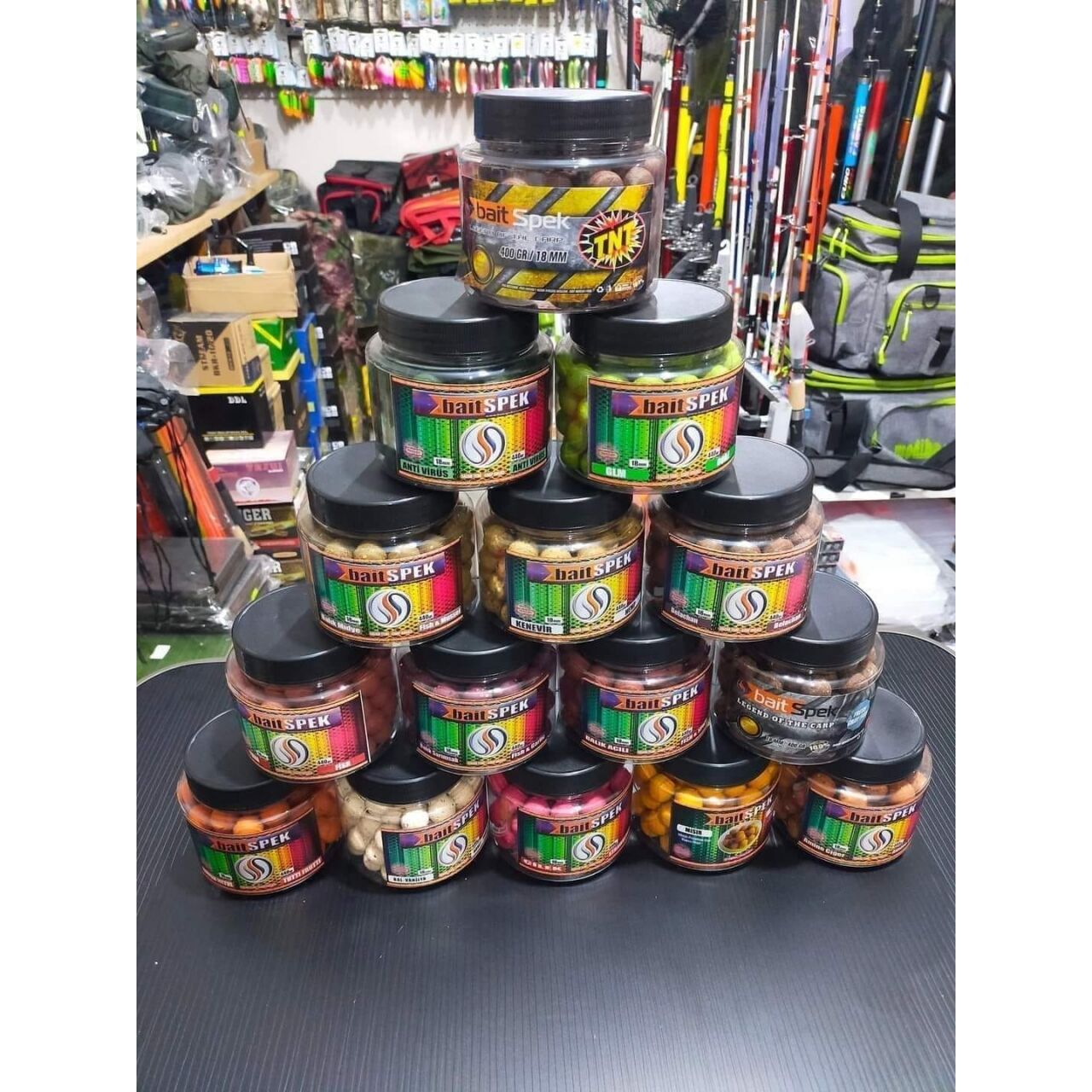 Spektrum Baits 400 gr. 18 mm Boili BLACK BANANA