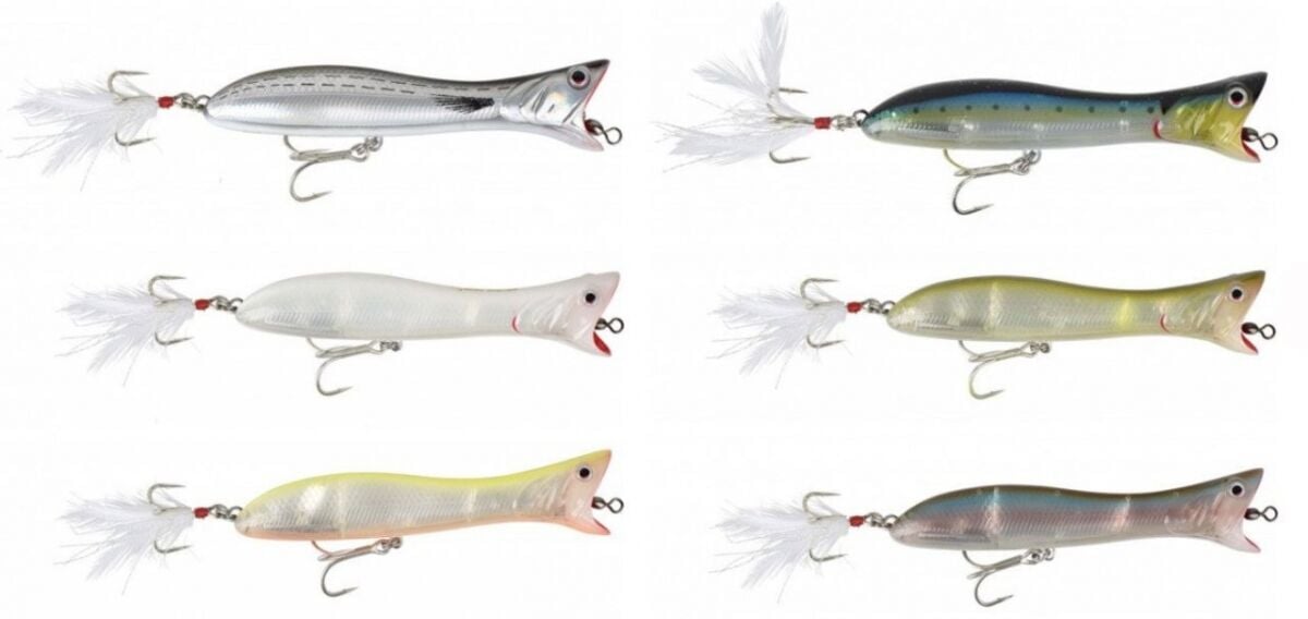 Savage gear Panıc Popper 10.5 cm 22 gr Suni Yem 03-White Flash