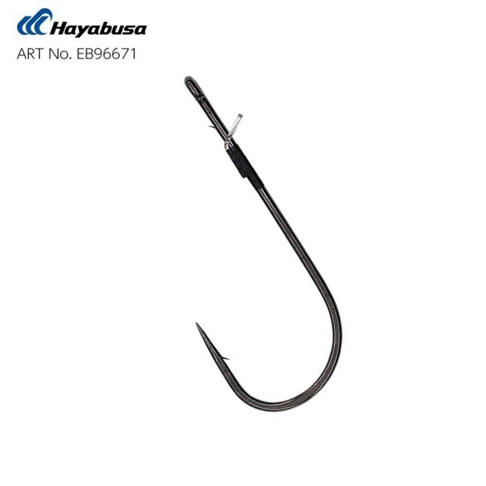 Hayabusa FPP HD Straight Güçlendirilmiş Delikli Lüfer İğnesi Black Nikel