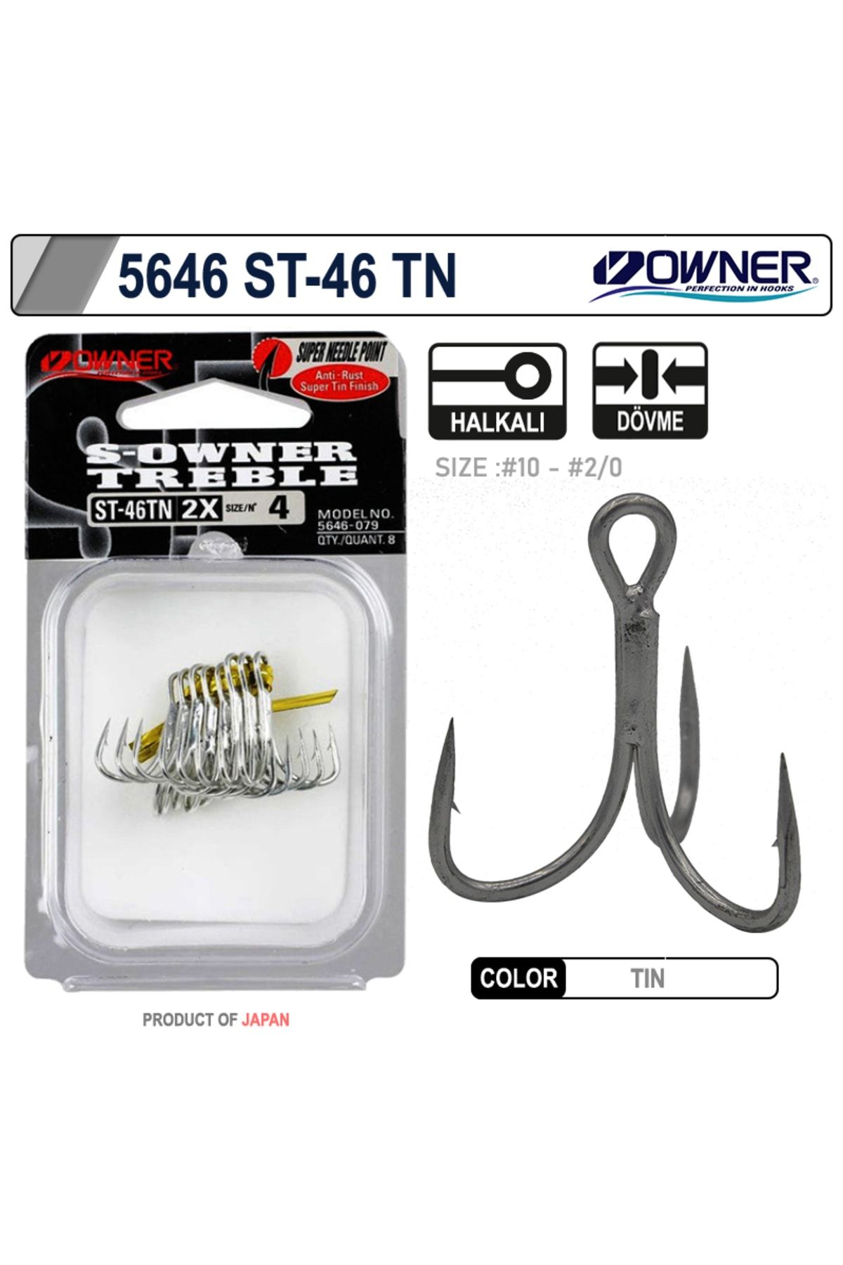 Owner 5646 St-46tn Tin Çarpma İğne No:6