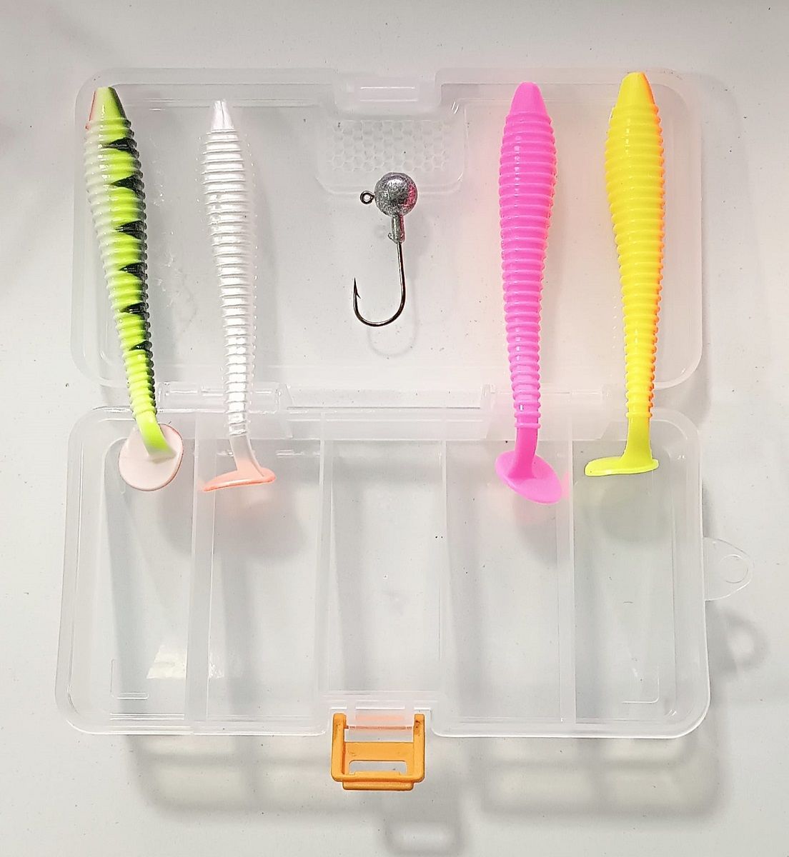 Delitay Balıkçılık Typoon Soft Silikon Balık Set-2 Shad Kuyruk (12cm)
