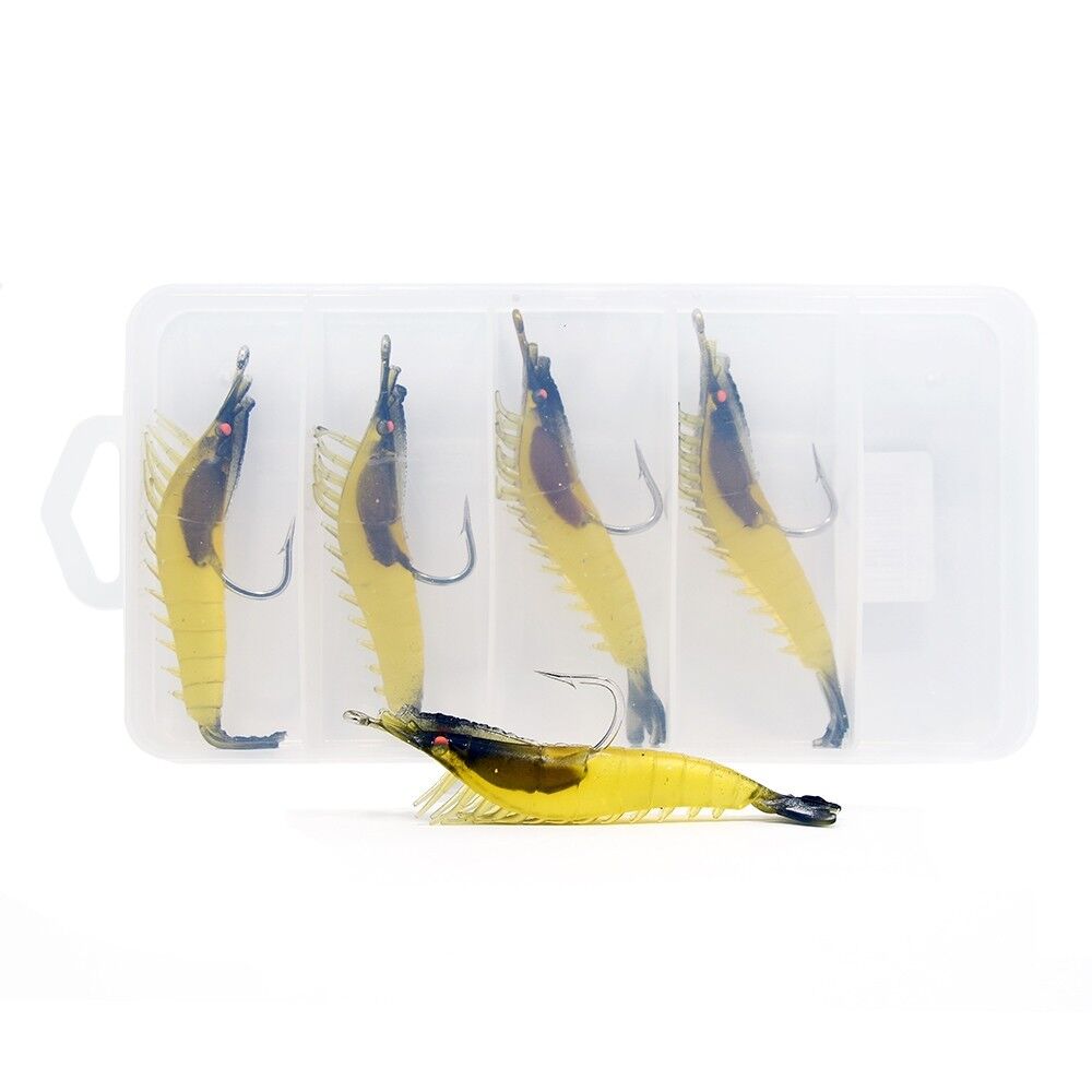 Captain 3066 Silikon Karides 5.5cm Suni Yem 5'li Kutu 01