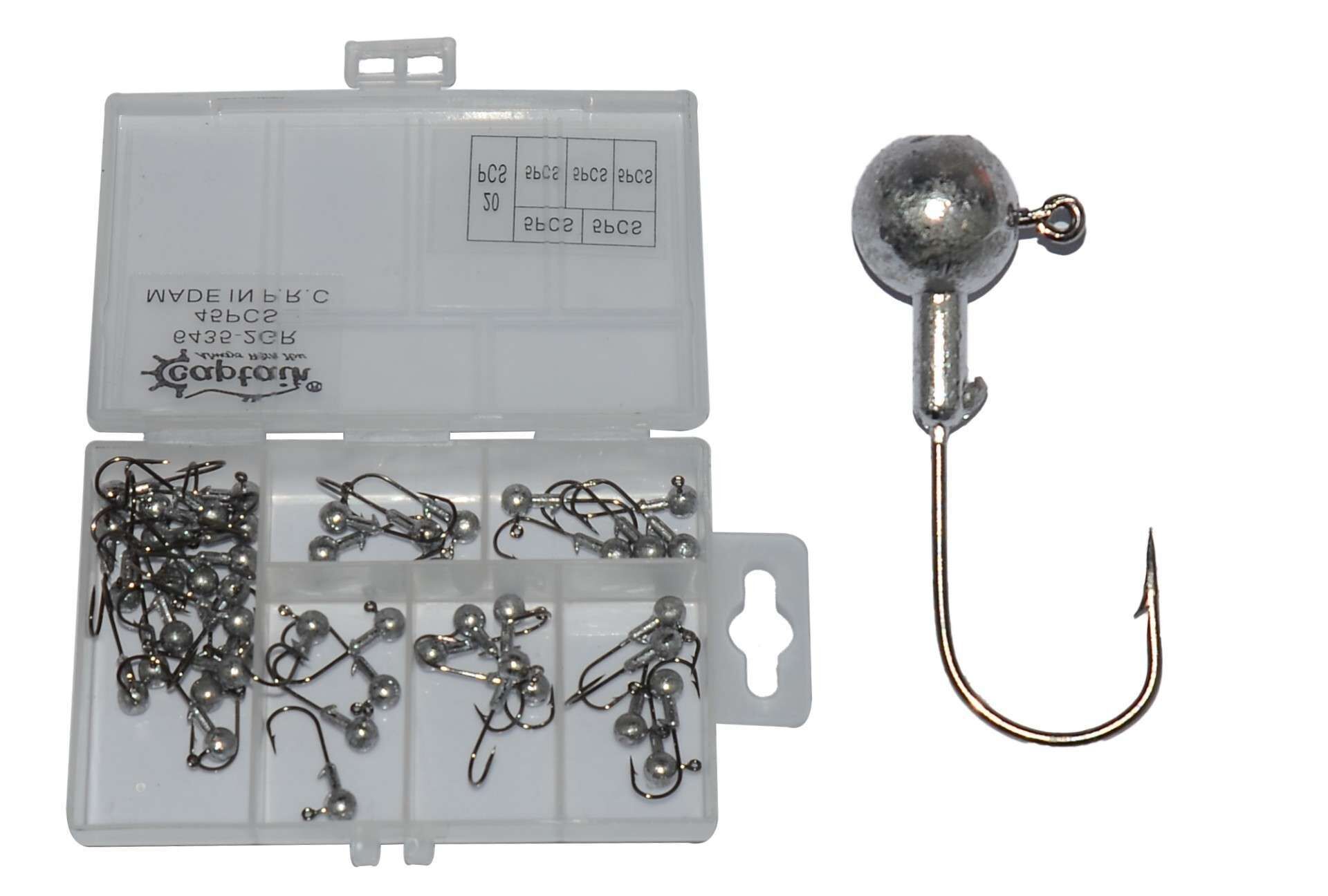Captain 6435 Compact Eco Kutulu Jig Head Seti Standart - 14 GR-20AD