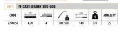 Lineaeffe 2270050 Cast Leader 420cm Tele Surf Kamış UP TO 300-500gr  Atar