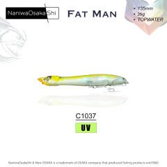 NANIWAOSAKASHI FAT MAN 135MM 26GR TOPWATER C1037
