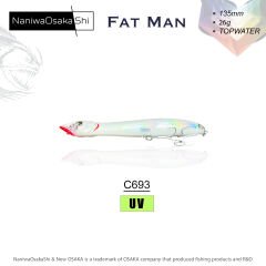 NANIWAOSAKASHI FAT MAN 135MM 26GR TOPWATER C693