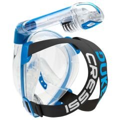 Cressi Duke Tam Yüz Maske CLEAR-BLUE - S - M