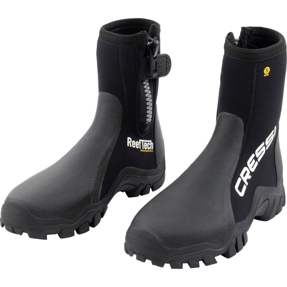 Cressi Reeftech RS Dalış Çizmesi BLACK - 5MM - L -42-43
