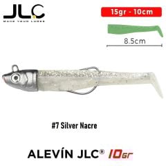 JLC Alevin 10gr. Kafa 85mm Vücut Silikon Balık