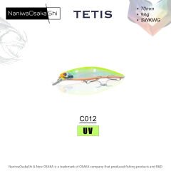 NANIWAOSAKASHI TETIS 70MM 9.6G SINKING MAKET BALIK C012