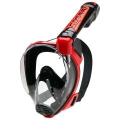 Cressi Duke Tam Yüz Maske BLACK-RED - M - L