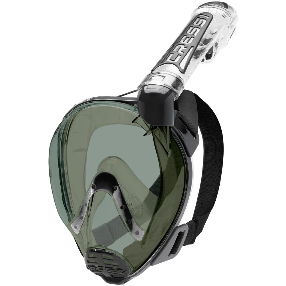 Cressi Duke Tam Yüz Maske CLEAR-BLACK-SMOKED LENS - M - L
