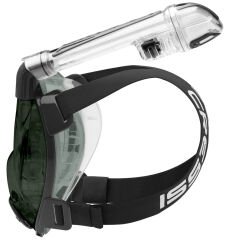 Cressi Duke Tam Yüz Maske CLEAR-BLACK-SMOKED LENS - M - L