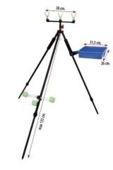 Lineaeffe 6313040N Tripod Teleskobik Ayarlanabilir Tablalı Kamış Sehpası 155cm
