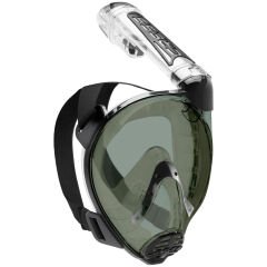 Cressi Duke Tam Yüz Maske CLEAR-BLACK-SMOKED LENS - S - M