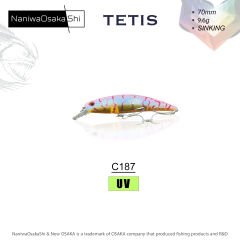 NANIWAOSAKASHI TETIS 70MM 9.6G SINKING MAKET BALIK C187