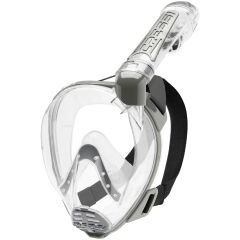 Cressi Duke Tam Yüz Maske CLEAR-SILVER - S - M
