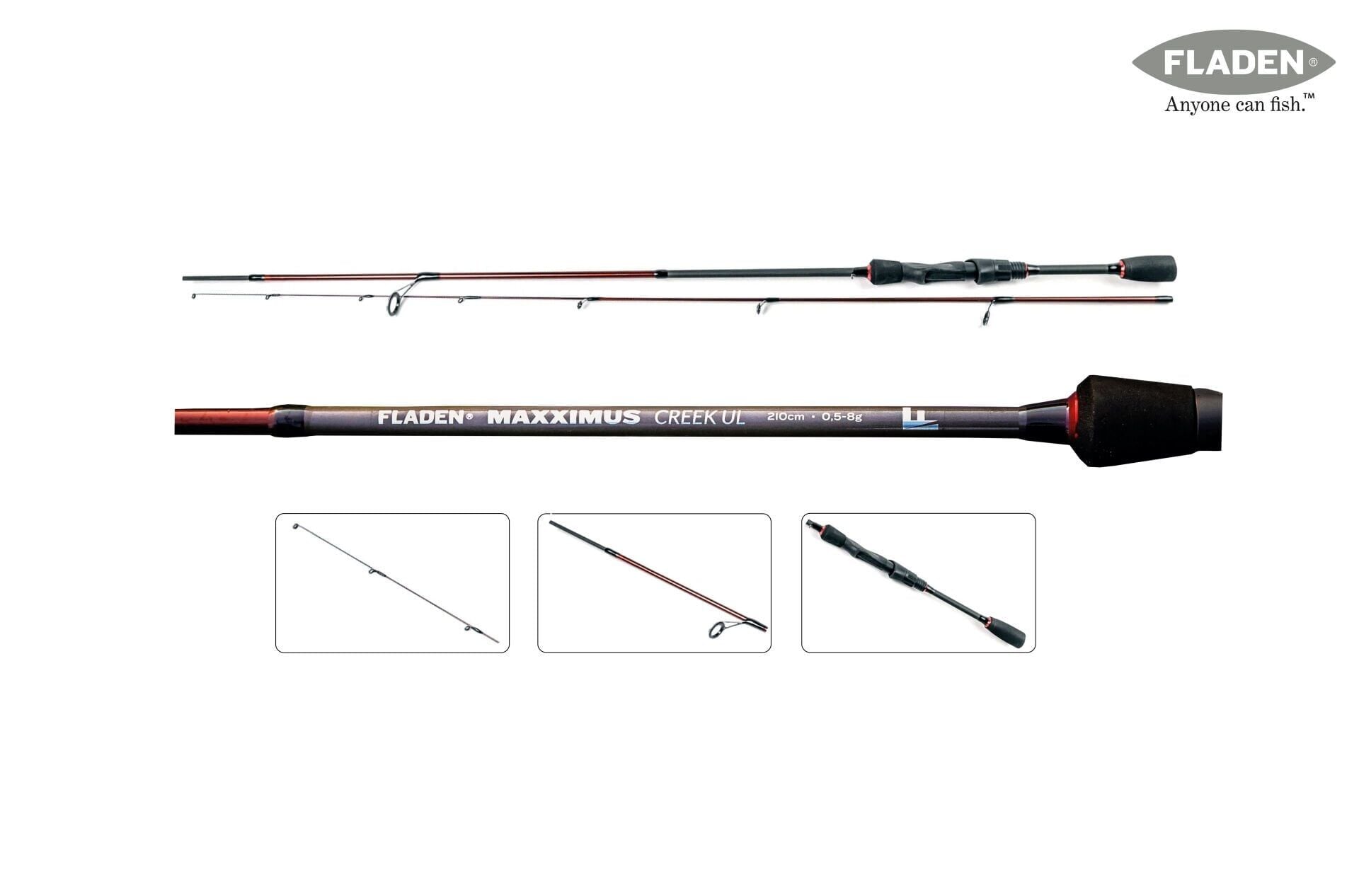 FLADEN MAXXIMUS CREEK UL 2P 210 CM 0.5-8GR Lrf Kamış