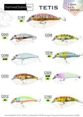 NANIWAOSAKASHI TETIS 50MM 4.5G SINKING MAKET BALIK