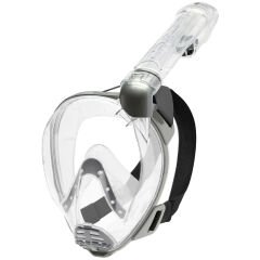 Cressi Baron Tam Yüz Maske CLEAR-SILVER - M - L