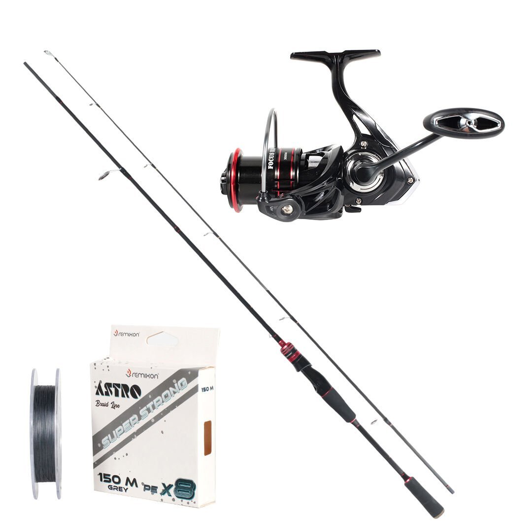 REMIXON FOCUS RD 2.70M 5-35GR 2P KAMIŞ+RD4000M 5+1BB MAKARA SET