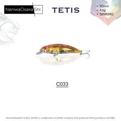 NANIWAOSAKASHI TETIS 50MM 4.5G SINKING MAKET BALIK C033
