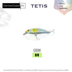NANIWAOSAKASHI TETIS 50MM 4.5G SINKING MAKET BALIK C034