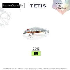 NANIWAOSAKASHI TETIS 50MM 4.5G SINKING MAKET BALIK C043