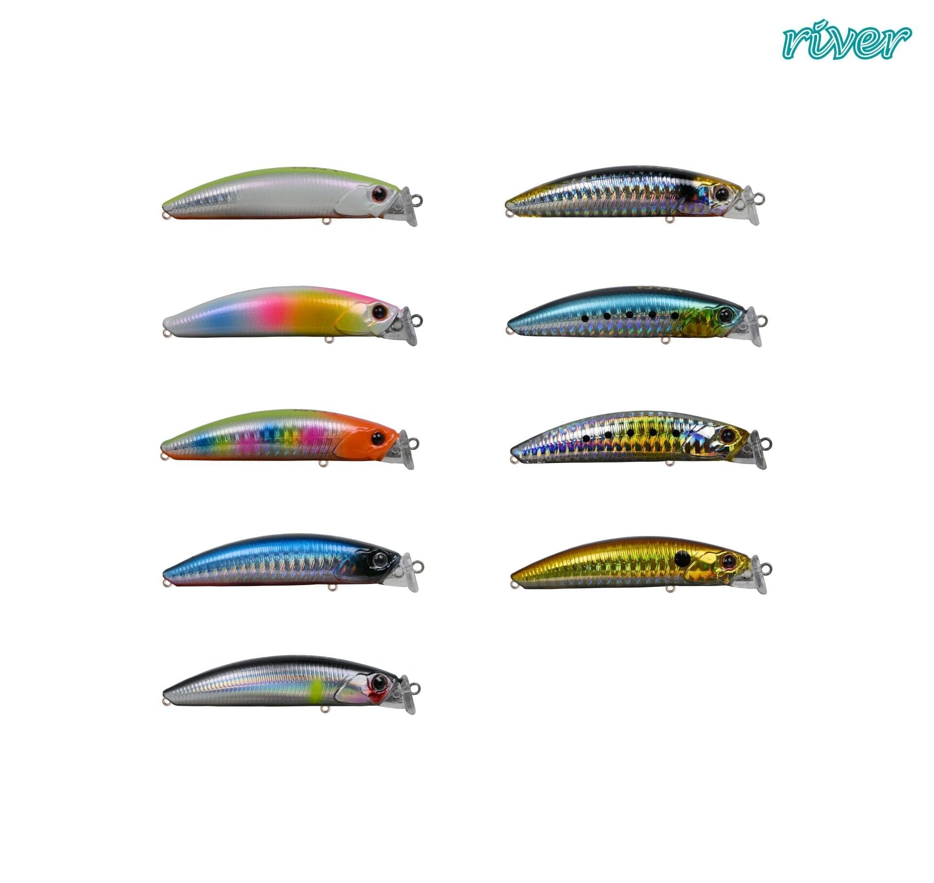 River Gamit Minnow 75F 7.5cm 10.2 gr F-R ARC Maket Balık