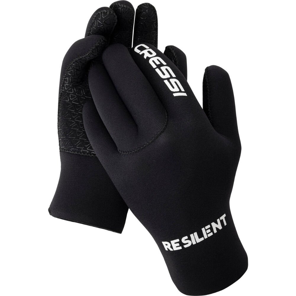 Cressi Resilient Dalış Eldiveni BLACK - 2MM - L