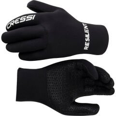 Cressi Resilient Dalış Eldiveni BLACK - 3MM - XL