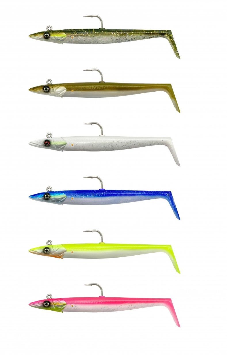 Savage Gear Sandeel V2 12 cm 22 gr 2+1 Green Silver