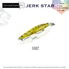 NANIWAOSAKASHI JERKSTAR 70MM 5.2G MAKET BALIK C027