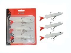 Captain 3067 Pluse Soft 12cm Turna Silikonu 3lü Set Suni Yem 2