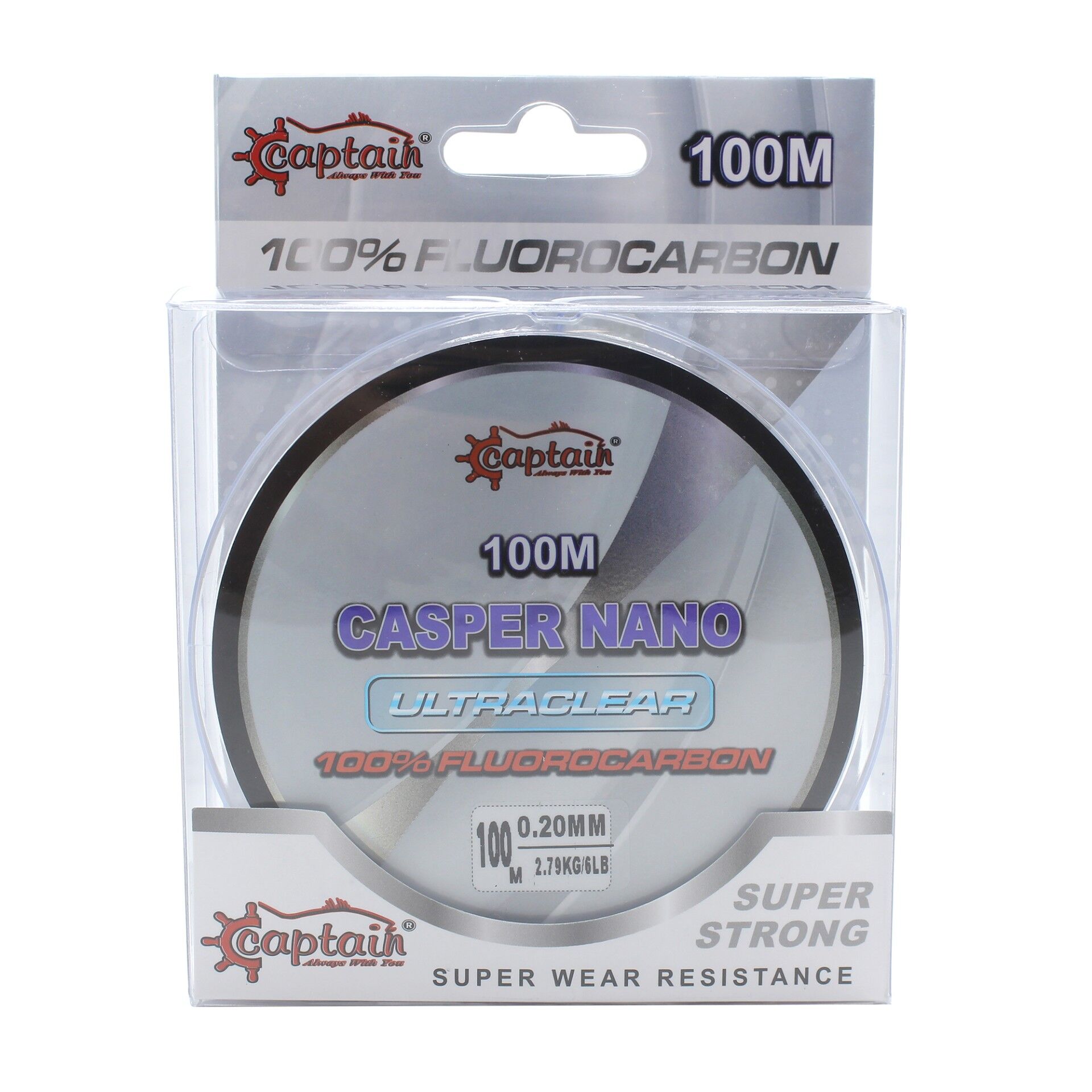 Captain Casper Nano %100 Fluoro Carbon Misina 100mt 0.30