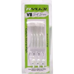 Ryuji V8 8cm 5.5gr Silikon Yem PEARL