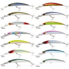 Yozuri Crystal Minnow Deep Diver Floating Sahte Balığı HCA - 90MM