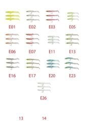 Captain 3525 Eel Fish 75cm Silikon Zargana Suni Yem 3lü Paket
