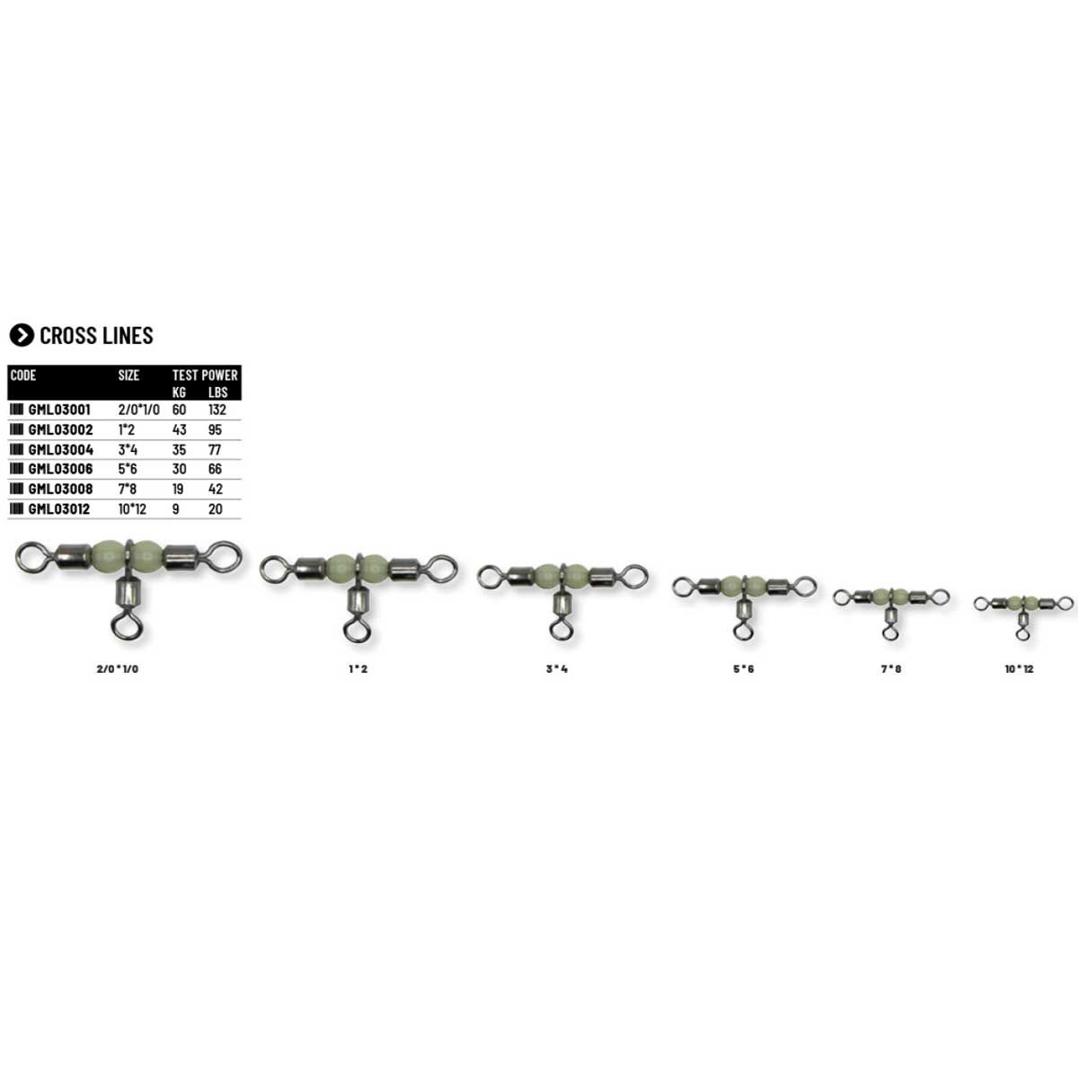 Colmic Crossline Rolling Fluo Beads 6P