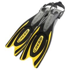 Cressi Frog Plus Dalış Paleti BLACK-YELLOW - NO:41-44