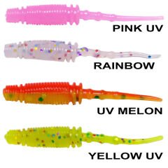 Ryuji Rock Worm 4cm Kokulu Silikon Yem CANDY UV