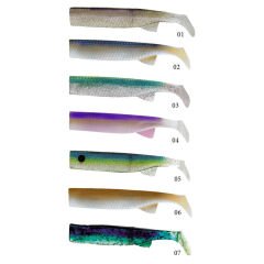 Sakura Tex Shad Combo Jighead Sahte Yemi 01 - 120MM - 2LI