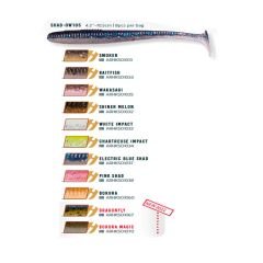 Herakles Shad-Ow 105 mm Silikon Yem 8li Paket