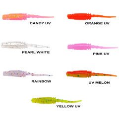 Ryuji Rock Worm 4cm Kokulu Silikon Yem UV MELON